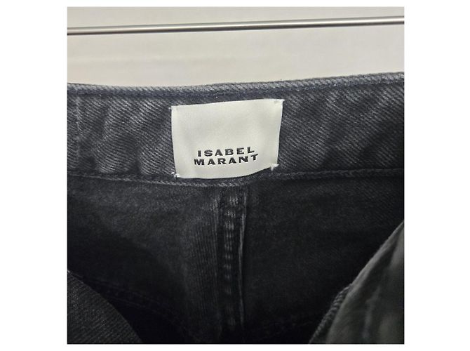 Pantalones de denim negros Isabel Marant - vista 8