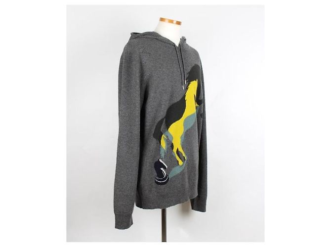 Hermès Pull à capuche Ches Shadow en cachemire - vue 6