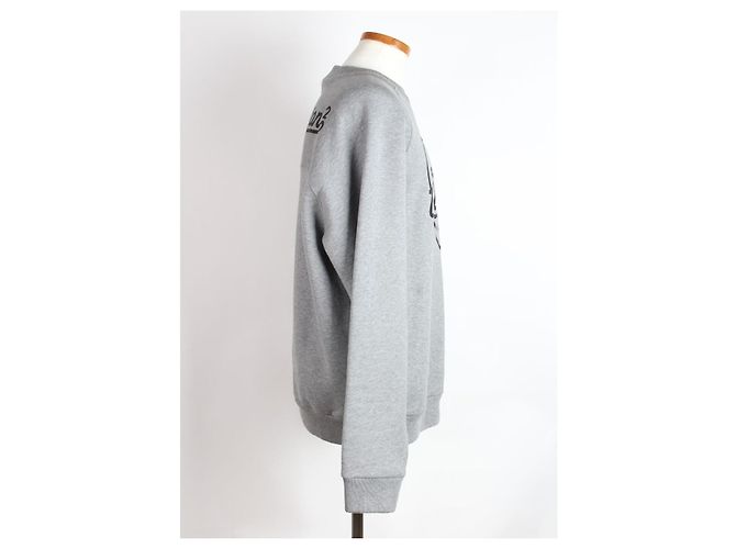 Louis Vuitton Logo Fleece Sweatshirt Gray - Ansicht 12