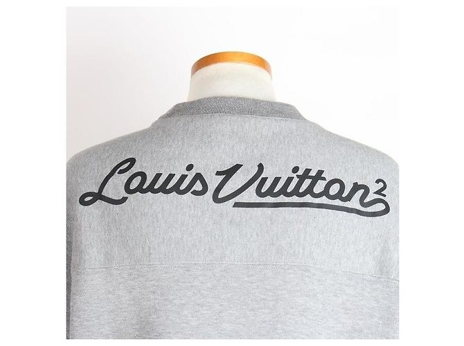 Louis Vuitton Logo Fleece Sweatshirt Gray - Ansicht 14
