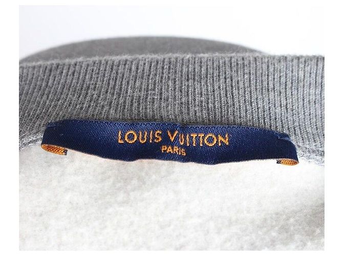 Louis Vuitton Logo Fleece Sweatshirt Gray - Ansicht 15