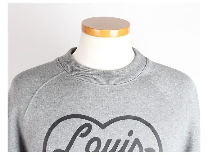 Louis Vuitton Logo Fleece Sweatshirt Gray - Ansicht 5