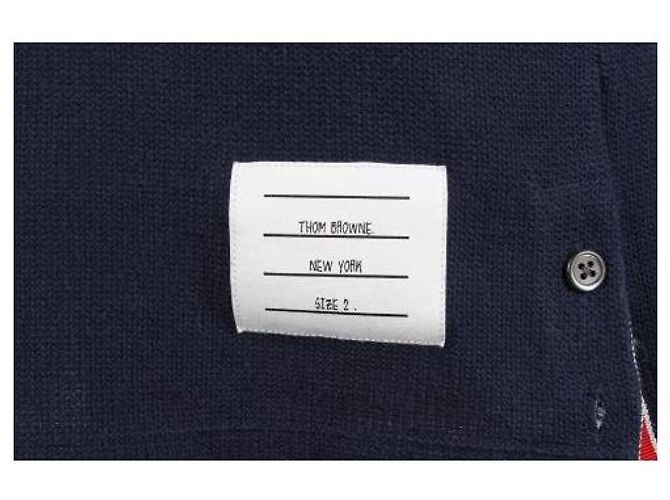 Thom Browne Texturiertes Baumwoll-Poloshirt - Ansicht 8