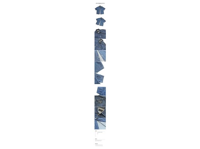 Prada Sovracamicia in denim Triangle Blue Giacca da uomo - vista 12