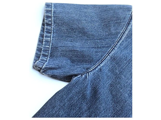 Prada Sovracamicia in denim Triangle Blue Giacca da uomo - vista 8