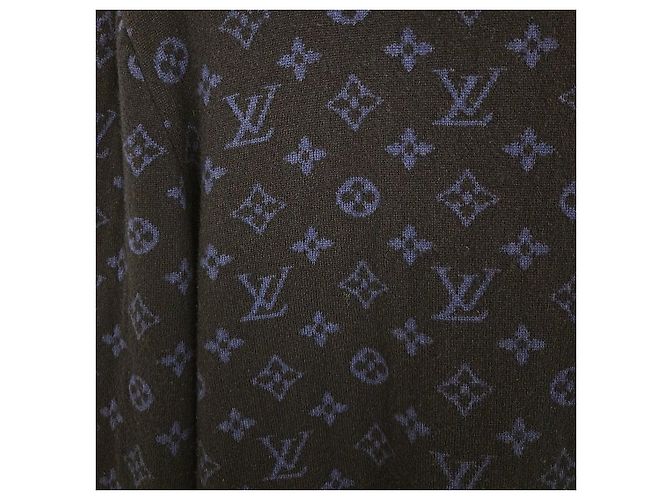 Louis Vuitton Half and Half Strickpullover Monogram Navy - Ansicht 4
