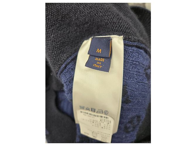 Louis Vuitton Half and Half Strickpullover Monogram Navy - Ansicht 6