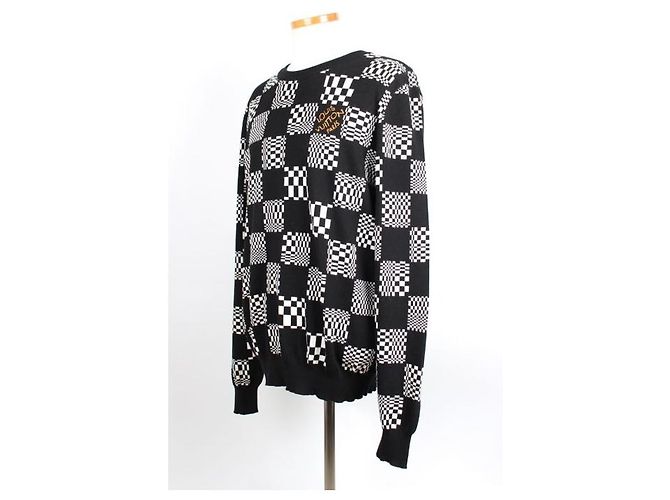 Louis Vuitton Distorted Damier Rundhals-Strickpullover - Ansicht 2