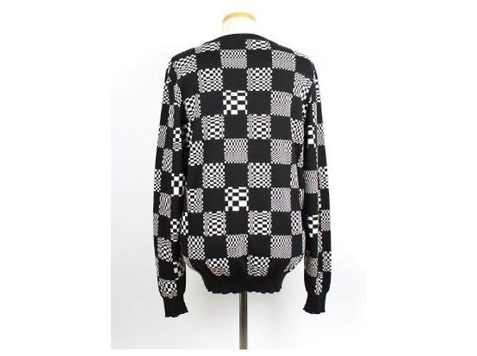Louis Vuitton Distorted Damier Rundhals-Strickpullover - Ansicht 4