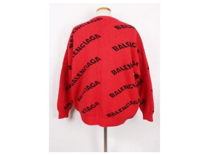 Balenciaga Multi-Logo Strickpullover - Ansicht 4