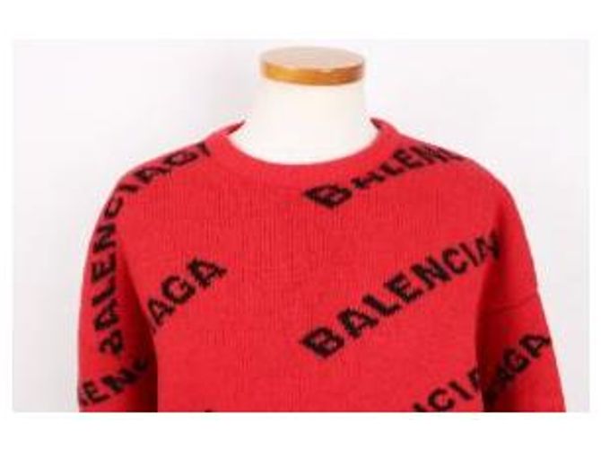 Balenciaga Multi-Logo Strickpullover - Ansicht 5