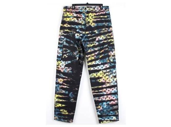 Louis Vuitton Monogram Tie-Dye Cargo Denim Hose - Ansicht 2
