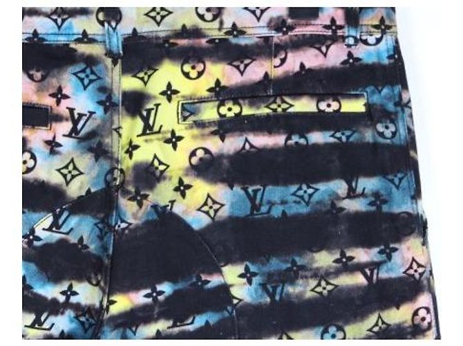 Louis Vuitton Monogram Tie-Dye Cargo Denim Hose - Ansicht 4