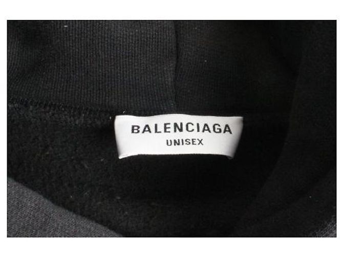 Balenciaga Slime Logo Oversized Fleece Hoodie - Ansicht 6