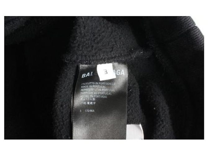 Balenciaga Slime Logo Oversized Fleece Hoodie - Ansicht 8