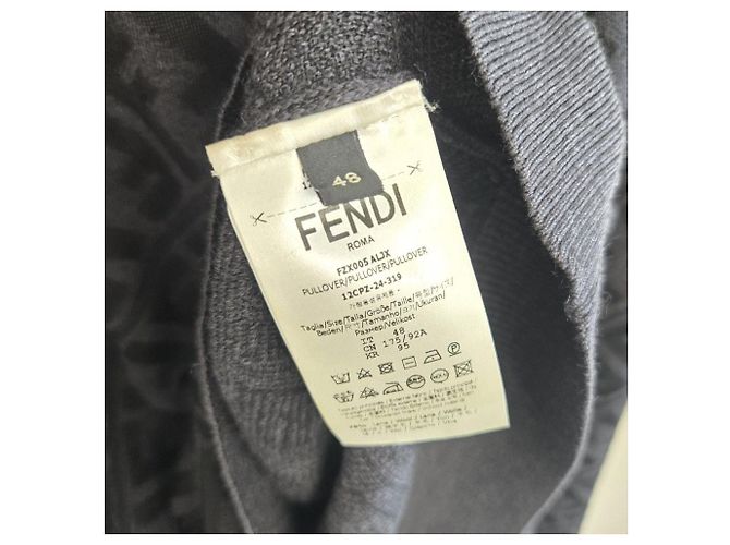 Fendi Strickpullover schwarz - Ansicht 6