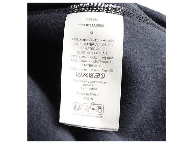 Dior Terry Oblique Hoodie Navy XL - Ansicht 14
