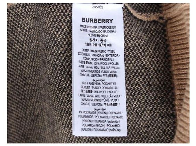 Burberry Strickjacke mit Kapuze Laurel Logo Camel - Ansicht 7