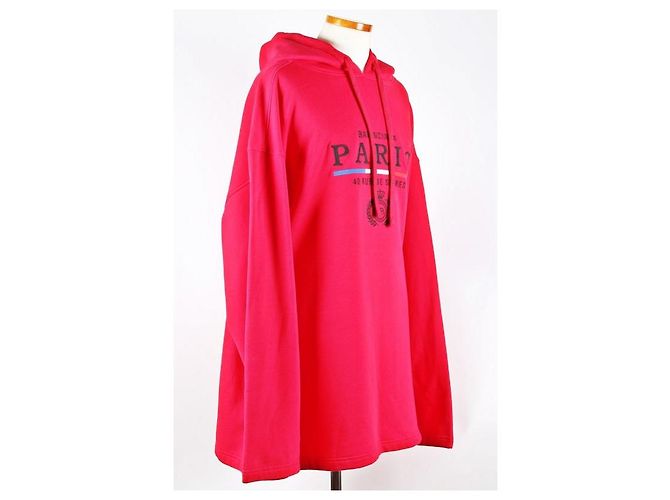 Balenciaga Paris Hoodie mit besticktem Logo - Ansicht 2