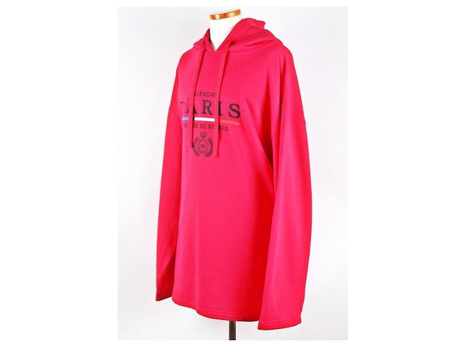 Balenciaga Paris Hoodie mit besticktem Logo - Ansicht 6