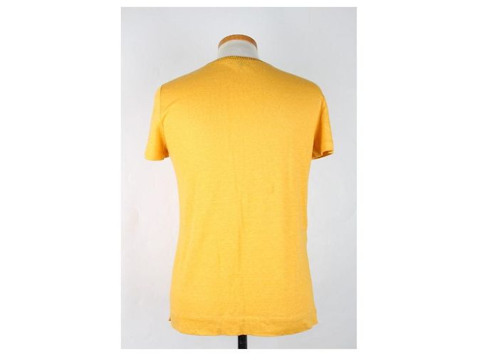 Loro Piana Angeri Kurzarm-Strick in Sunny Yellow - Ansicht 3