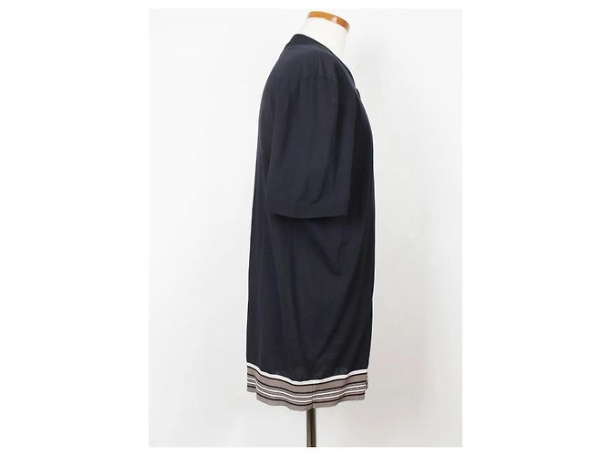 Hermès Navy Short Sleeve Knit - view 2