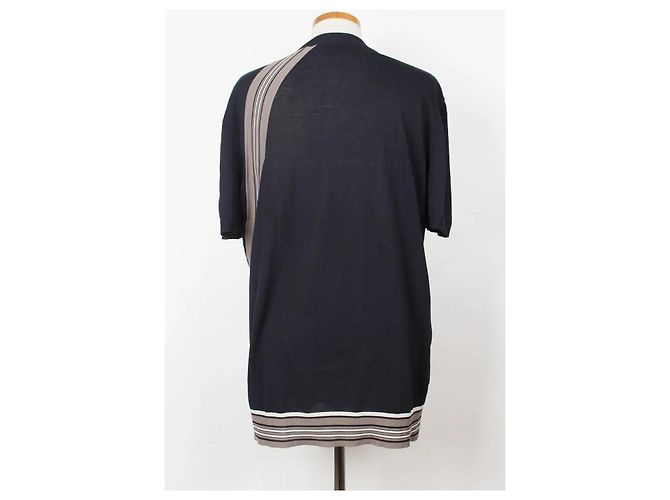Hermès Navy Short Sleeve Knit - view 4