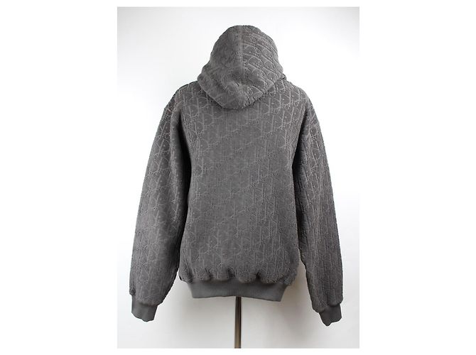 Dior Terry Oblique Hoodie Gray XL - Ansicht 2