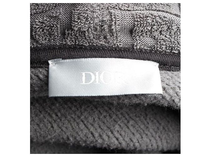 Dior Terry Oblique Hoodie Gray XL - Ansicht 6
