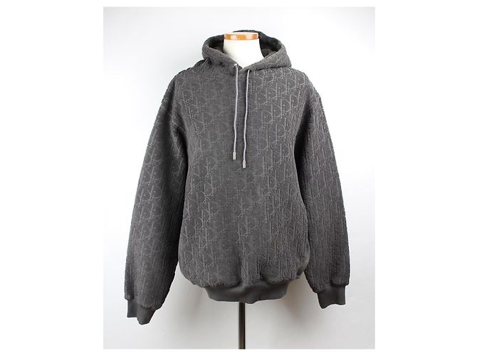 Dior Terry Oblique Hoodie Gray XL - Ansicht 7