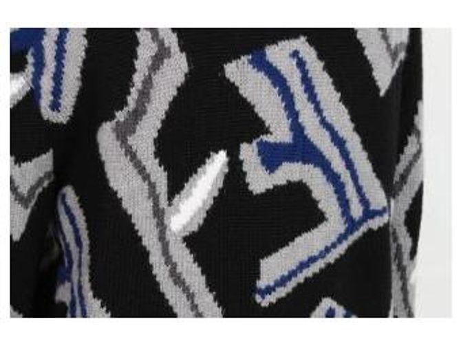 Fendi Wollpullover mit Intarsien-FF-Logo - Ansicht 6
