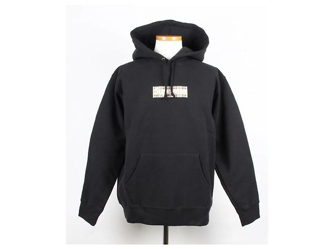 Burberry Box Logo Fleece Hoodie Black - Ansicht 7