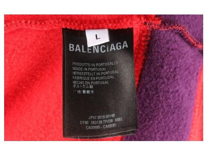 Balenciaga Bestickter Half-Zip Rollkragen-Sweatshirt - Ansicht 8