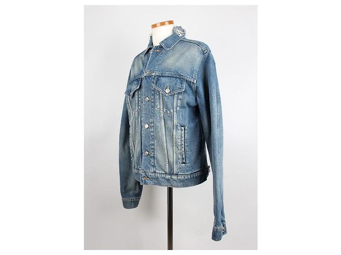 Balenciaga Wave Logo Denim Jacke Größe - Ansicht 3