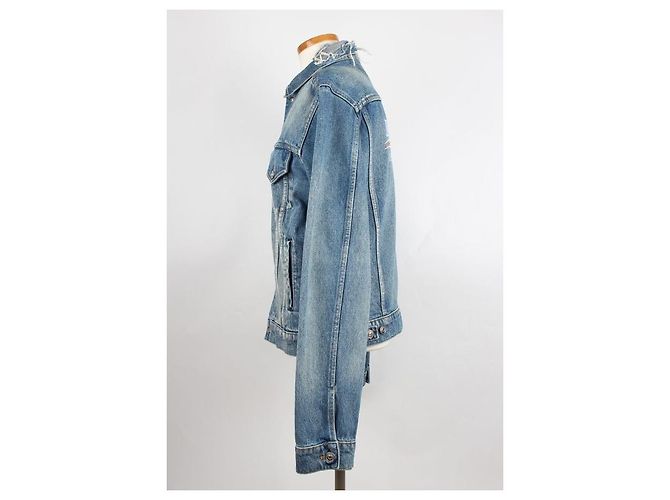 Balenciaga Wave Logo Denim Jacke Größe - Ansicht 4