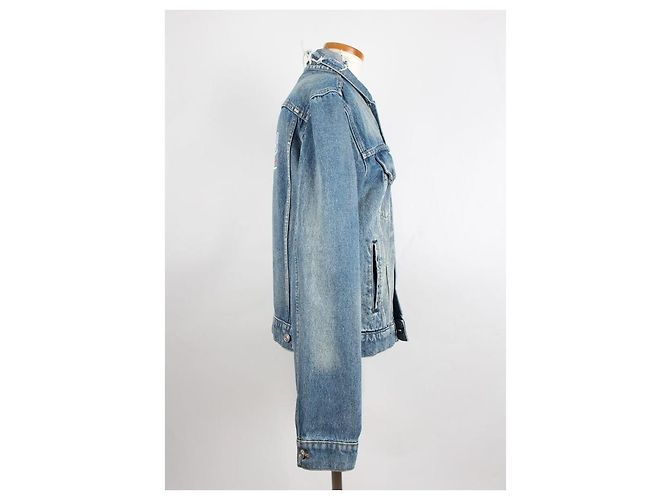 Balenciaga Wave Logo Denim Jacke Größe - Ansicht 5