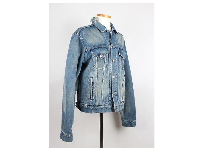 Balenciaga Wave Logo Denim Jacke Größe - Ansicht 6