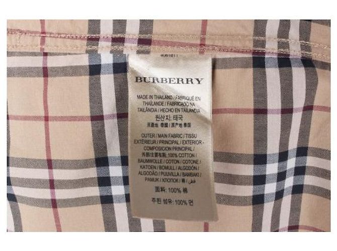 Burberry Camicia in cotone a quadri vintage - vista 9