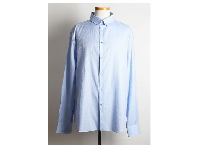 Louis Vuitton Camicia a righe Monogram Blue - vista 9