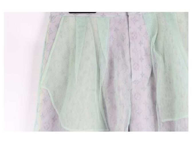 Louis Vuitton Pantaloncini in tulle Monogram - vista 2