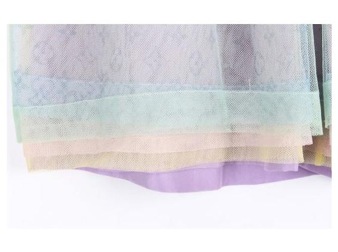 Louis Vuitton Pantaloncini in tulle Monogram - vista 3