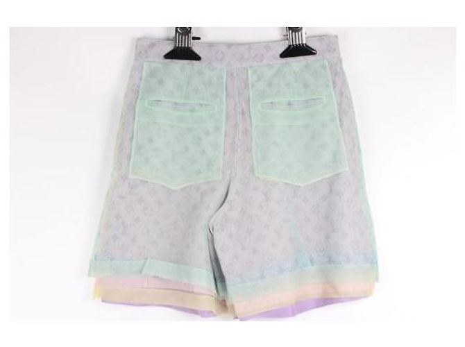 Louis Vuitton Pantaloncini in tulle Monogram - vista 4