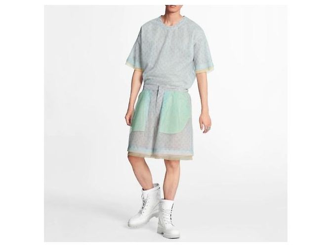 Louis Vuitton Pantaloncini in tulle Monogram - vista 7