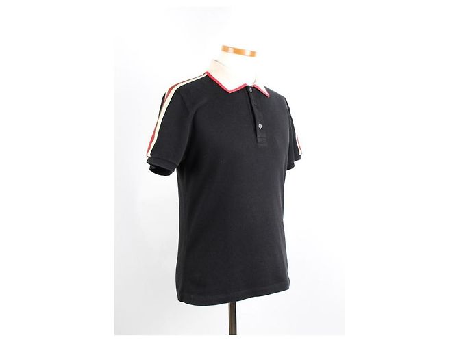 Gucci Polo a maniche corte in cotone a righe - vista 6