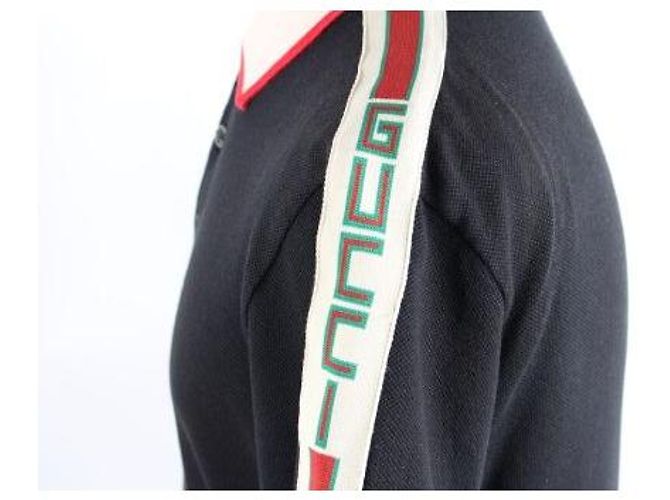 Gucci Polo a maniche corte in cotone a righe - vista 7