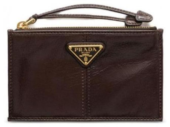 Prada Lederkartenetui mit Reißverschluss - view 4