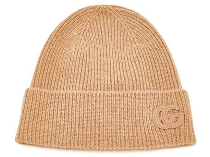 Gucci Berretto in cashmere con patch - vista 2