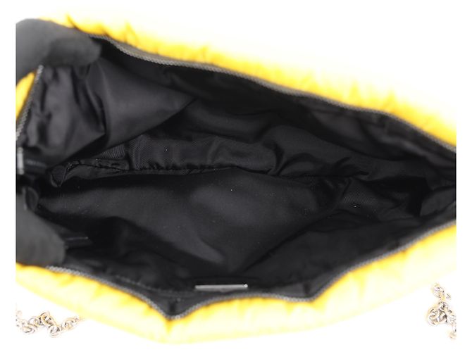 Prada Clutch con catena Triangle Logo Borsa a tracolla Crossbody - vista 12