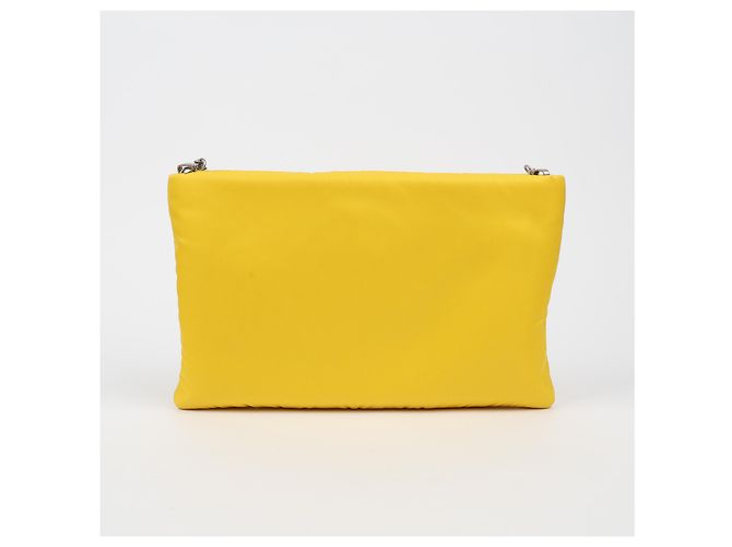 Prada Clutch con catena Triangle Logo Borsa a tracolla Crossbody - vista 4