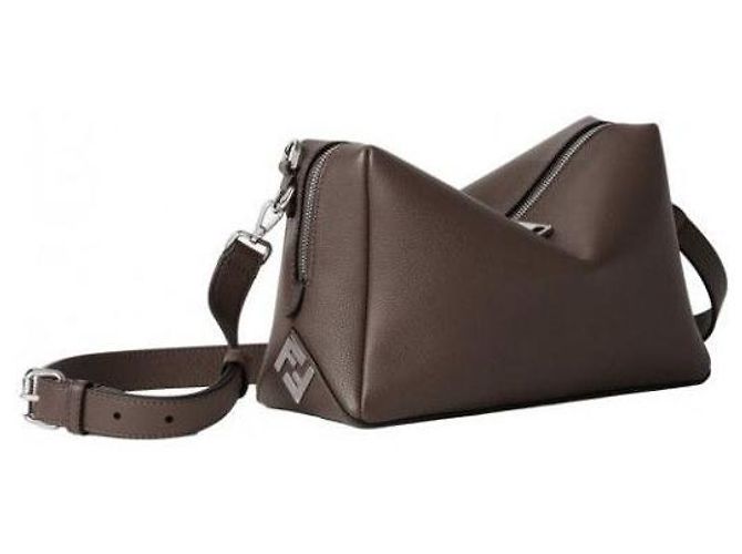 Fendi Bolsa Quadrada de Couro Medium ASIH - vista 6